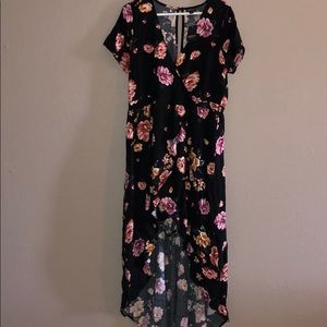 Torrid Hi-low romper dress